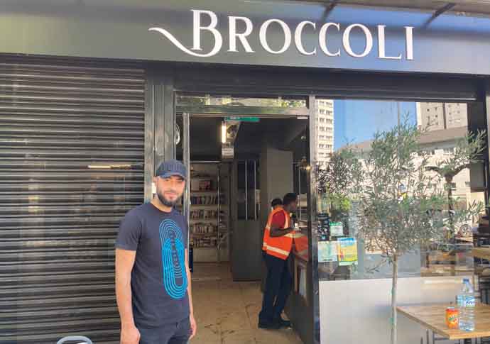 Charlie at Broccoli in Hornsey Road